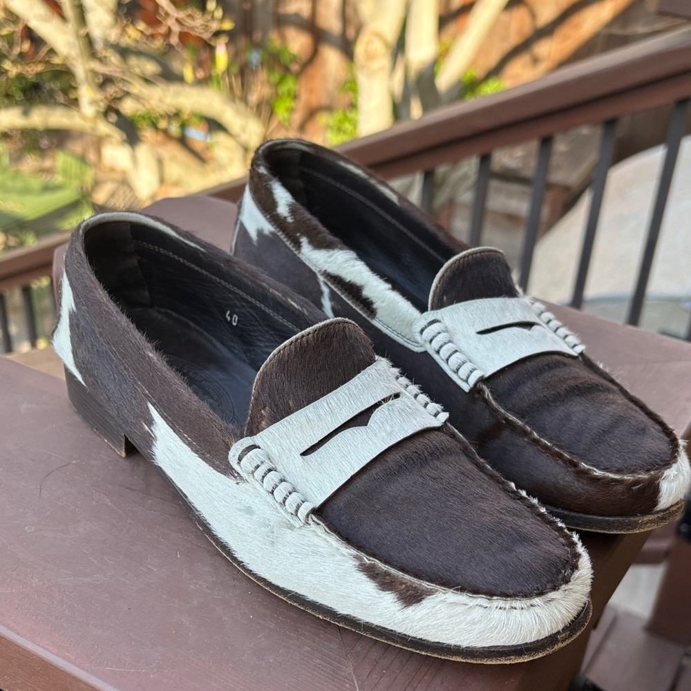 Tod’s Calf Hair Loafers